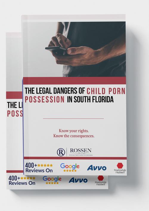The Legal Dangers of Child Porn Possession in South Florida: Fort Lauderdale Criminal Defense Attorney explains in Free Book