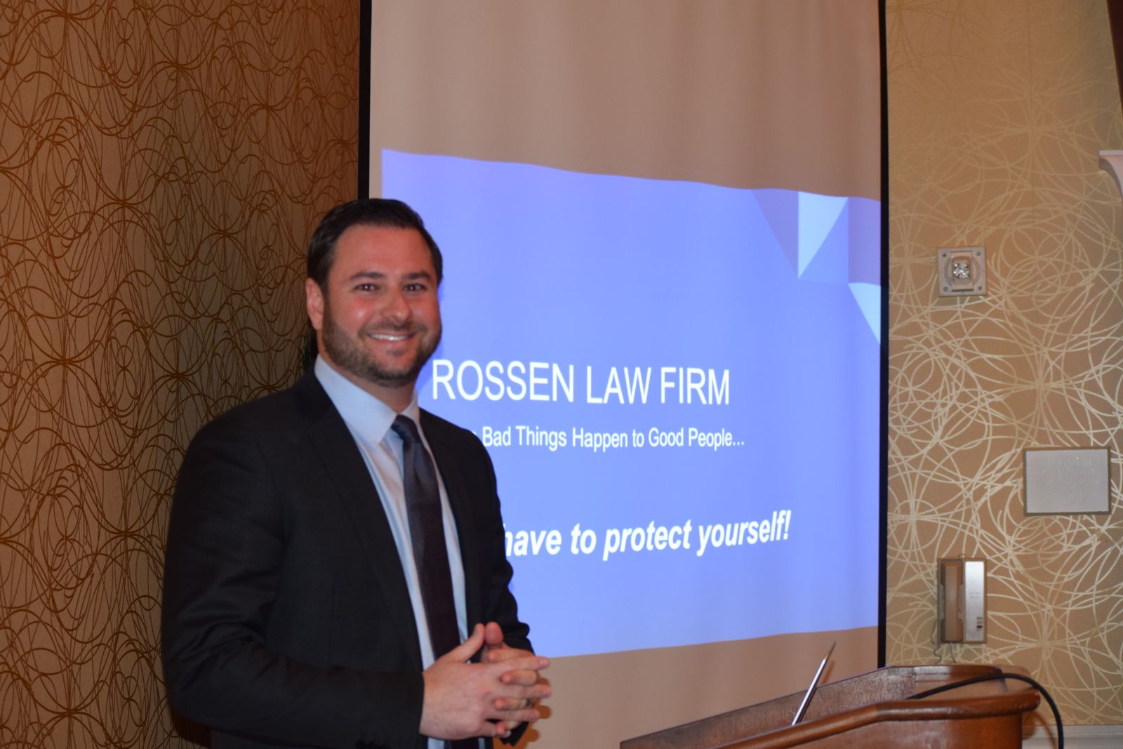 Adam speaks to mental health professionals in Florida about what to do if a client becomes a threat and how to get a restraining order