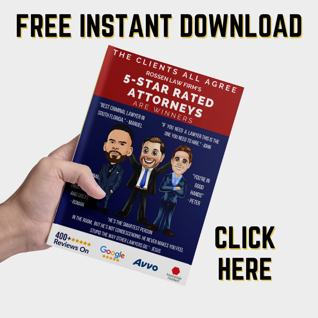 Free client story booklet about 5 start fort luaderdale theft and criminal defense attorneys