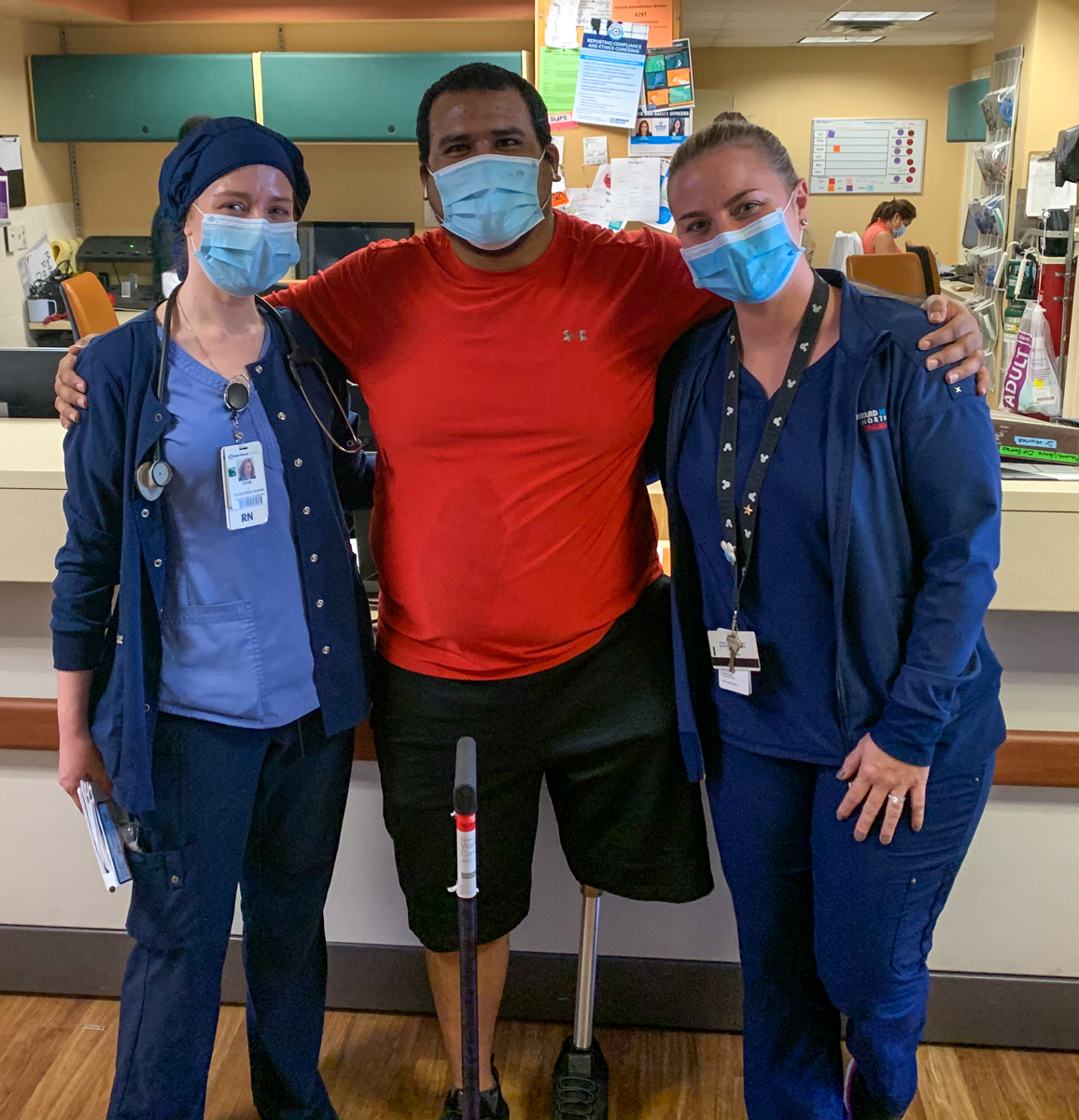 Walter Cappillo celebrates limb loss awareness after life changing accident in Fort Lauderdale by remembering the hospital staff who saved his life