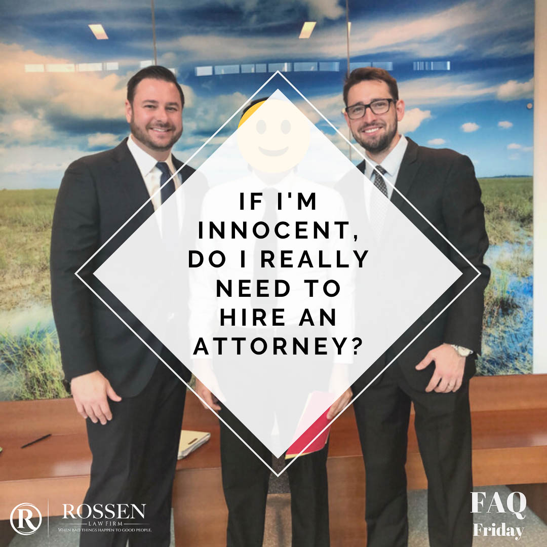 Can I Represent Myself in Court in South Florida if I’m innocent?: Fort Lauderdale Criminal Defense Attorney explains why you need a lawyer when you’re innocent