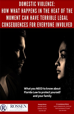Free Domestic Violence Booklet reveals how what happens in the heat of the moment can have terrible legal consequences for you & your loved ones…